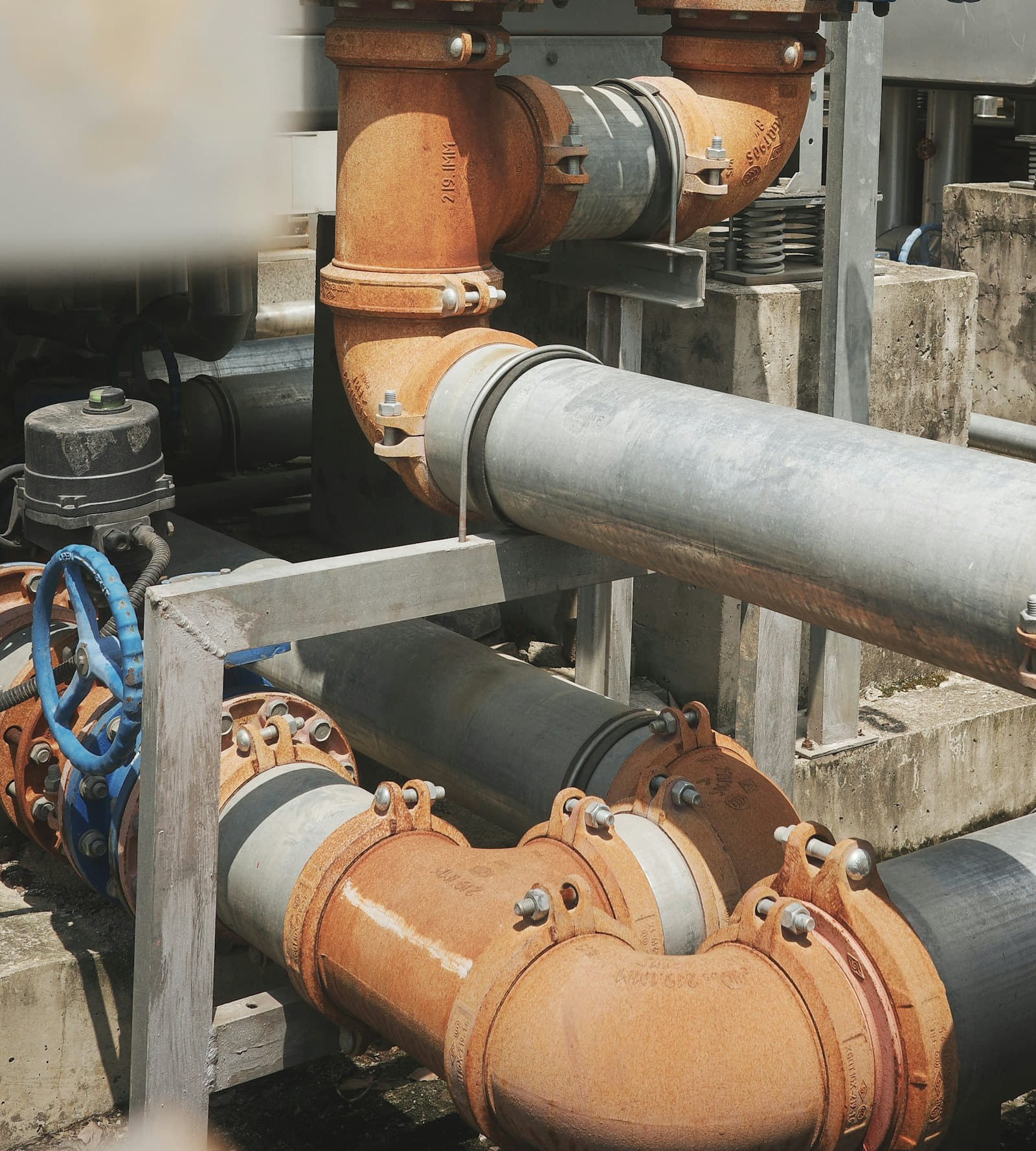 Valves and fittings used as plant accessories